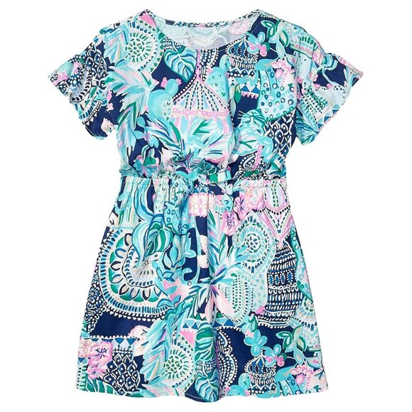 Lilly Pulitzer Looking Sharp Cat Print Dress